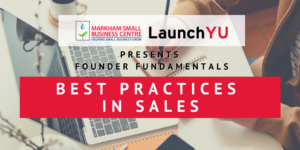 Founder Fundamentals: Best Practices in Sales @ Online (Zoom)